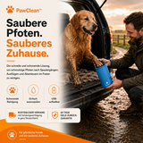 PawClean™ - Automatischer Pfotenreiniger für Haustiere
